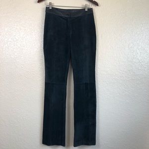 Black Leather pants straight leg